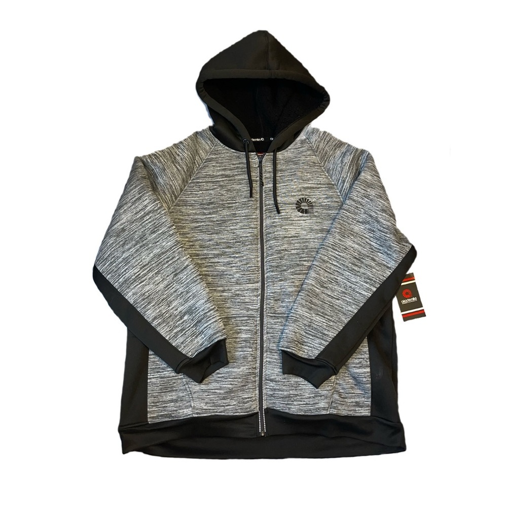 NWT Men’s Akademiks Big & Tall Sherpa Lined Zip Up Hoodie